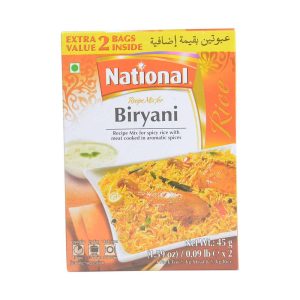 National Biryani Masala Spice Mix (1+1Bag) 90g