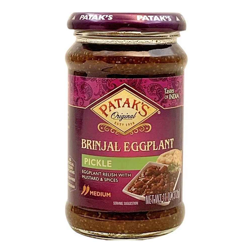 patak-s-medium-brinjal-eggplant-pickle-11-oz-312-g | South Asian Central
