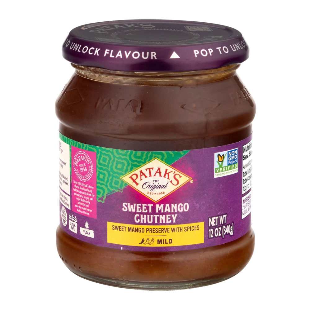 patak-s-mild-sweet-mango-chutney-12-oz-340-g | South Asian Central
