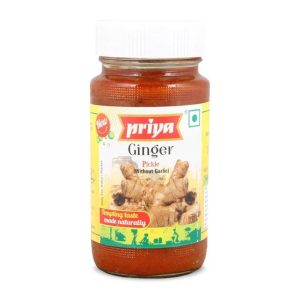 Priya Ginger Pickle (Without Garlic) 300g