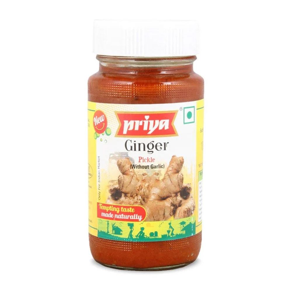 priya-ginger-pickle-without-garlic-300gm | South Asian Central