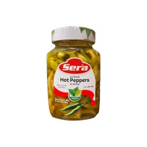 Sera Pickled Hot Finger Peppers 22 Oz vegan