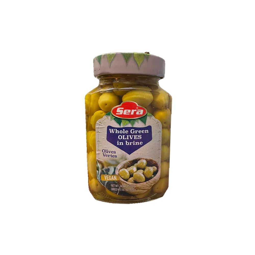 sera-whole-green-olives-in-brine-24-oz | South Asian Central