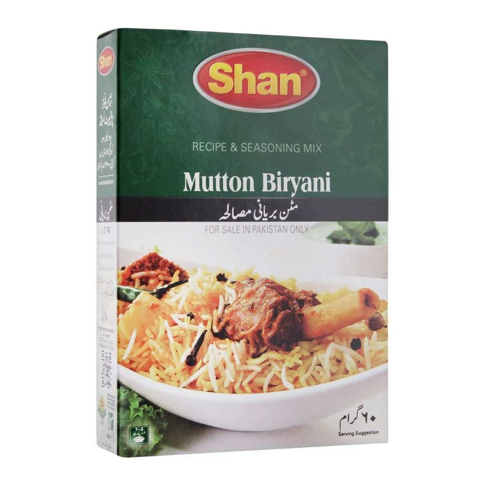shan-mutton-biryani-masala-spice-mix-60gm | South Asian Central