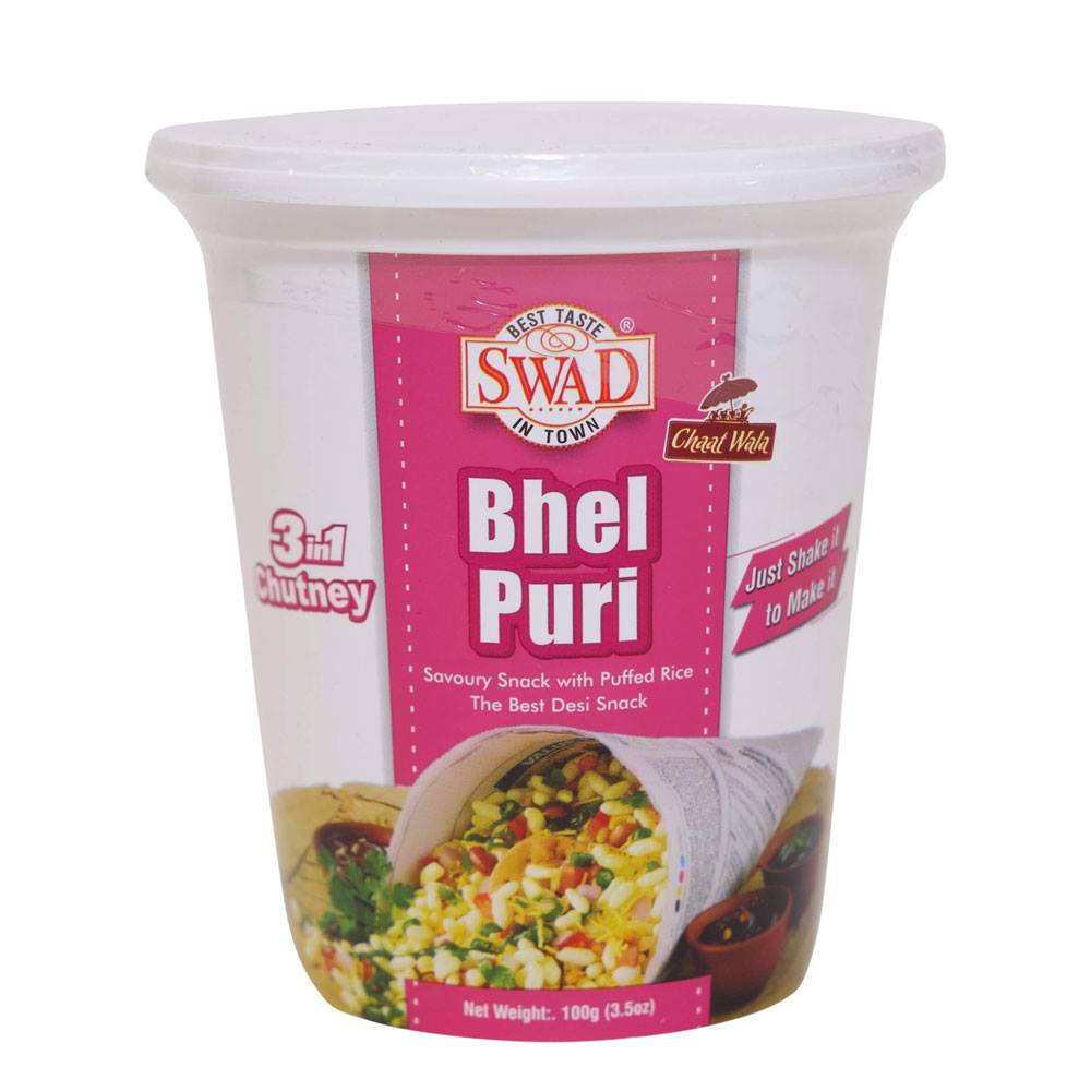 swad-bhel-puri-puffed-rice-snack-130g | South Asian Central