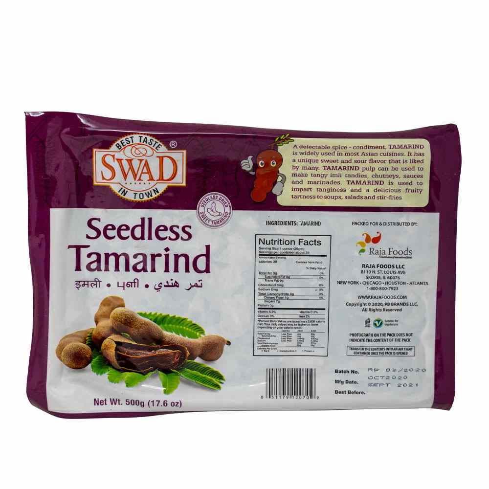 swad-farmer-s-seedless-tamarind-1764-oz-500-g | South Asian Central