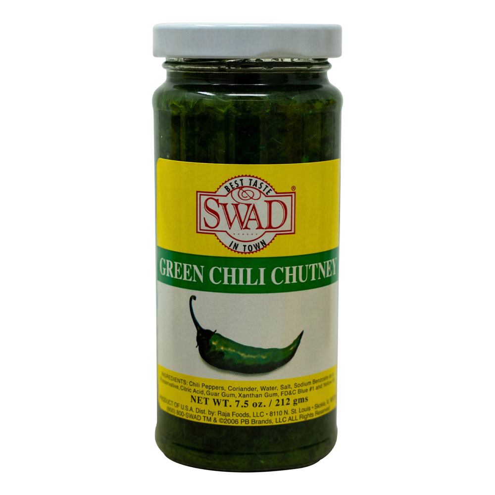 swad-green-chili-chilli-chutney-330gm | South Asian Central