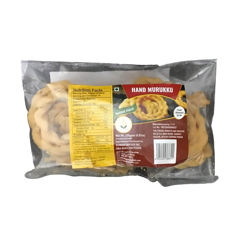 the-grand-sweets-hand-muruku-250gm | South Asian Central