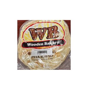 Wooden Bakery Large White Pita Bread 12 Oz