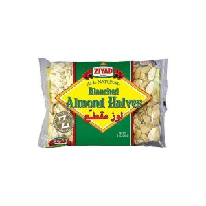 Ziyad Blanched Almond Halves 12 oz